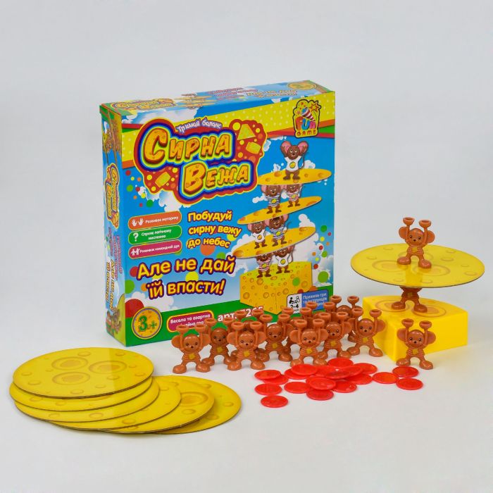 Настільна гра FUN GAME Сирна вежа (7265)