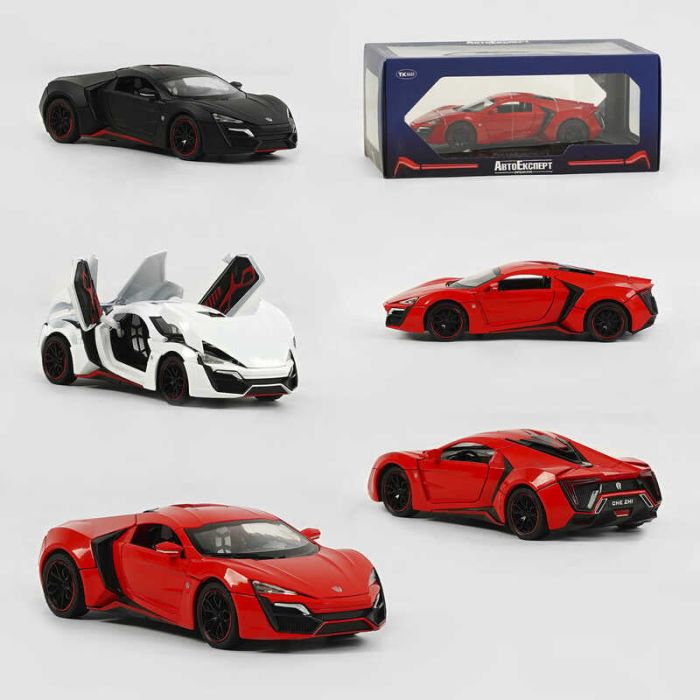 Машинка GT - 07670 (24/2) "Авто Експерт", 3 кольори, металопластик, 1:24, звук, світло, інерція, рухомі елементи, у коробці