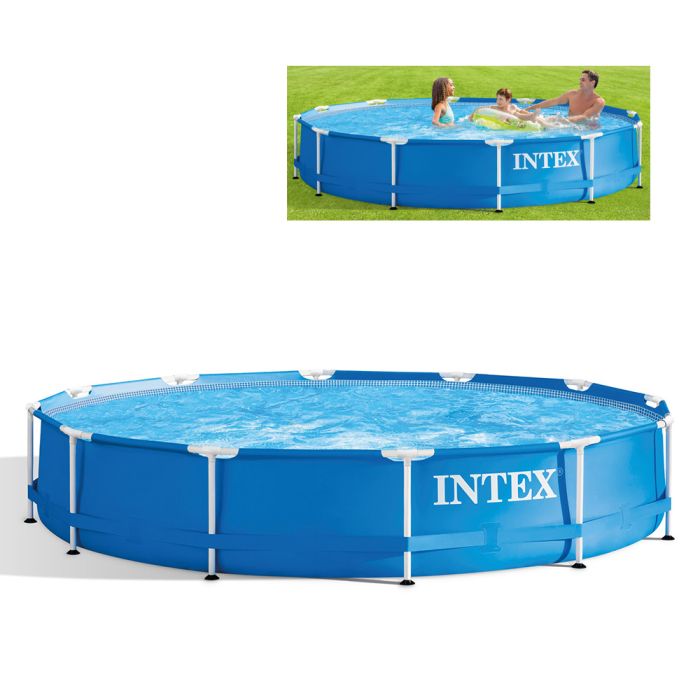 Intex Басейн каркасний круглий, /6+років/ 366*76см (28210)