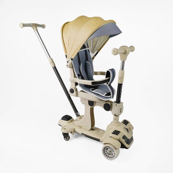 Дитячий триколісний Самокат 5в1 "Skyper" (BL-83655) світло, поворотне сидіння