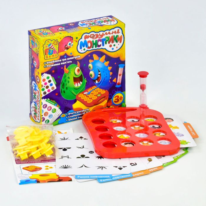 Настільна гра FUN GAME Розумні монстрики (7329)