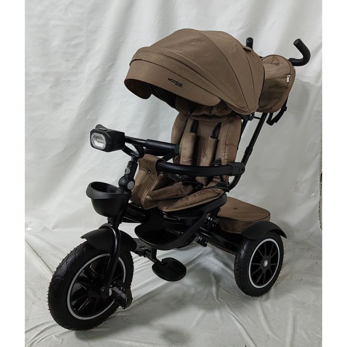 Дитячий триколісний Велосипед EL CAMINO MODENA (ME 1193 Beige Praline) поворотне сидіння