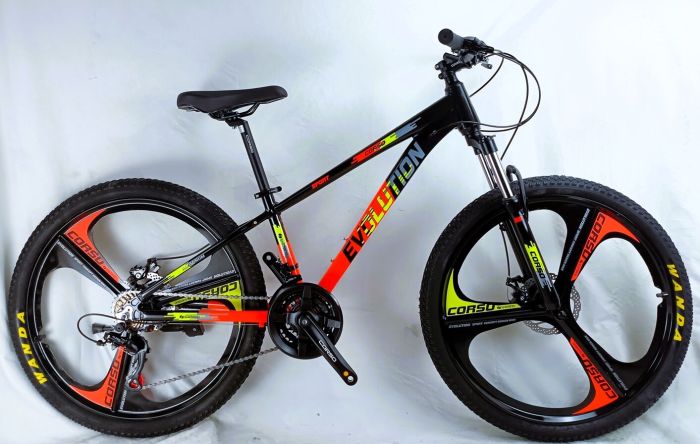 Дитячий Спортивний Велоcипед Corso «Evolution» 26 дюймів (EV-26680) рама алюмінієва 13"