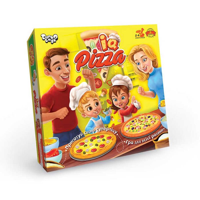 Настільна розважальна гра "IQ Pizza" Danko Toys (G-IP-01U) укр.