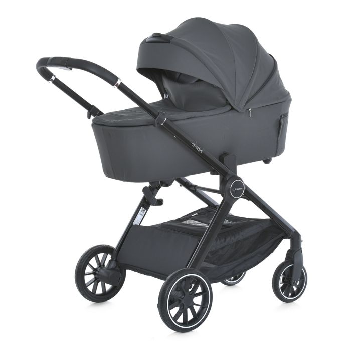 Коляска дитяча EL CAMINO GENESIS 2в1 (ME 1126 Asphalt Gray) сірий