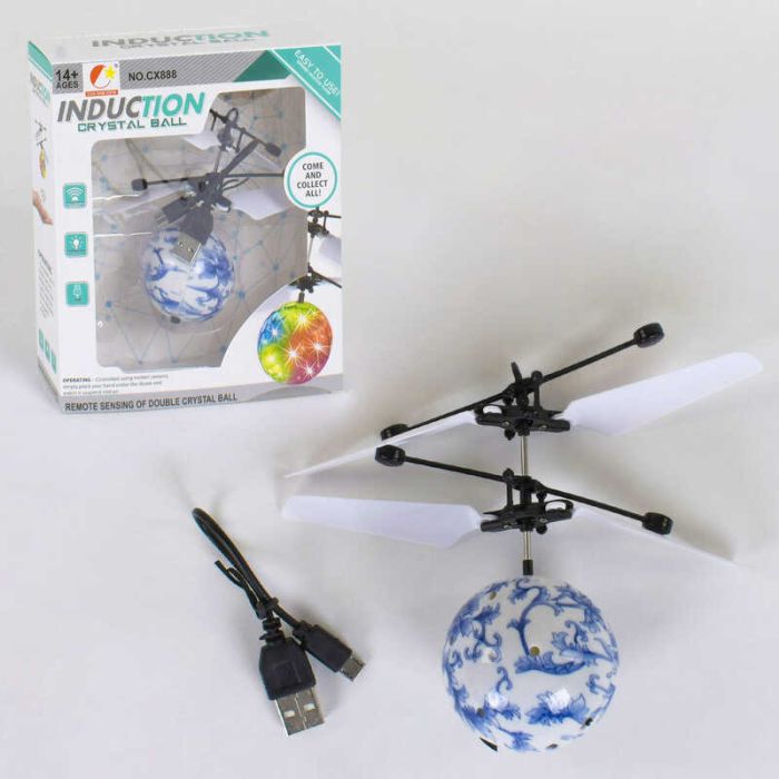 Літаючий шар зі світлом, usb зарядка (СХ - 888 С)