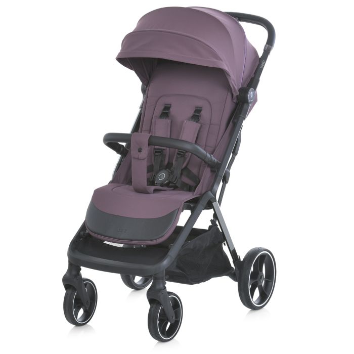 Дитяча прогулянкова Коляска EL CAMINO BEYA (ME 1127-B Vintage Plum) з чохлом на ніжки