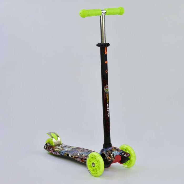 Самокат-кикборд Best Scooter MAXI (А 25470 /779-1325) з світяться колесами