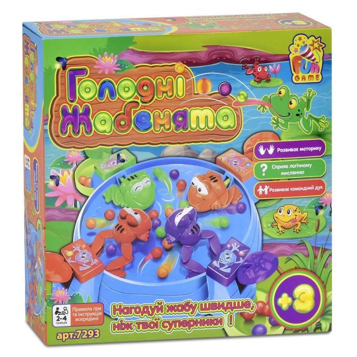 Настільна гра FUN GAME Голодні Жабенята (7293)