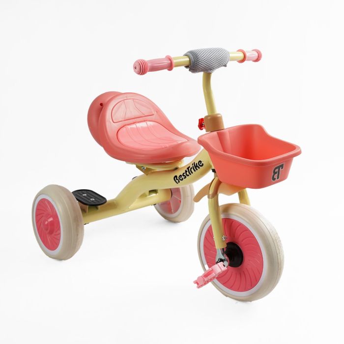 Дитячий триколісний Велосипед "Best Trike" (BS-41363) світло, кошик, укр. озвучка
