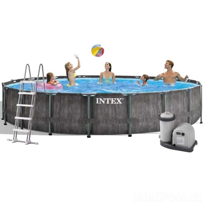 Басейн каркасний Intex 549 x 122 см/5 678 л/год (26744)
