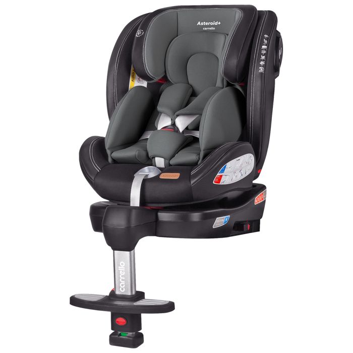 Автокрісло CARRELLO Asteroid+ (CRL-15801 Shale Grey) 0+1/2/3 ISOFIX з поворотом та опорною стійкою