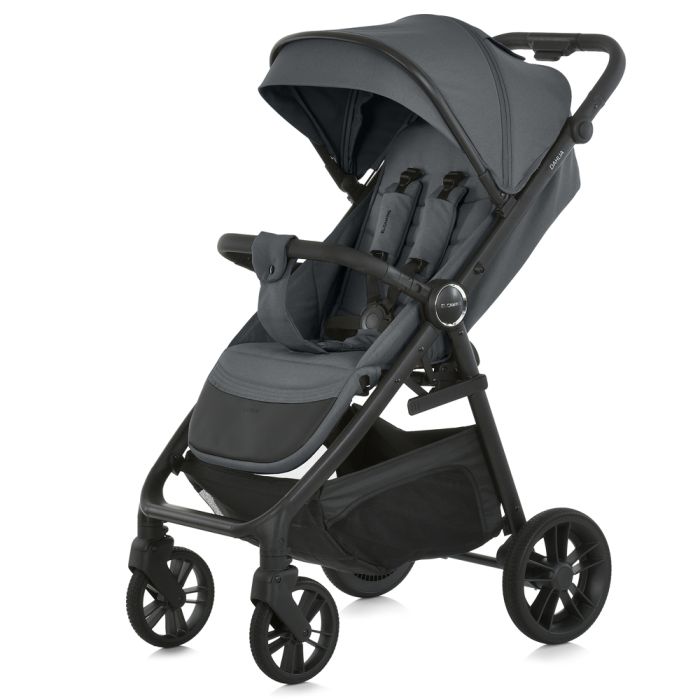Дитячий візочок прогулянковий EL CAMINO DAHLIA (ME 1181 Volcanic Gray) чохол
