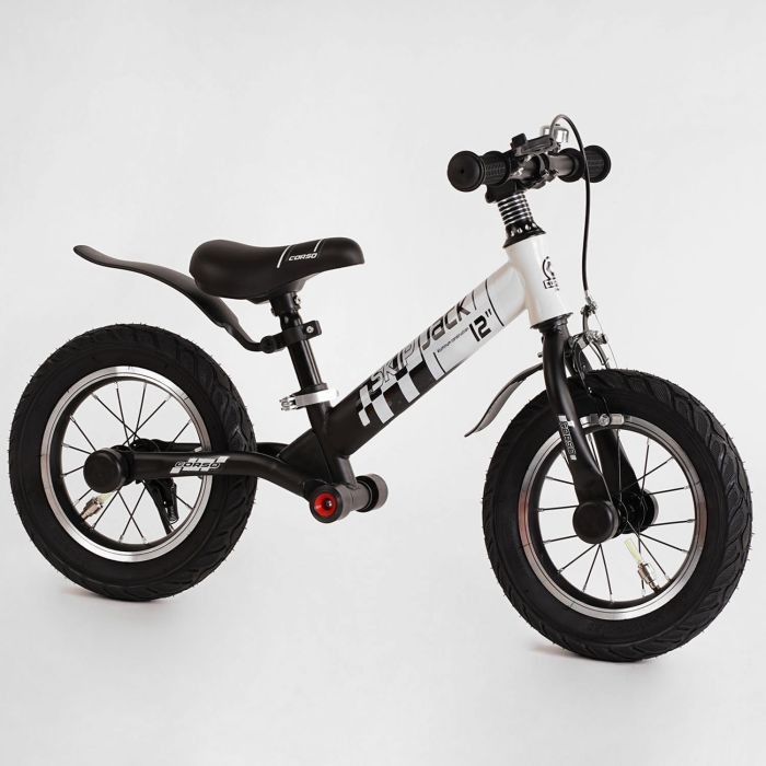 Дитячий Велобіг Corso "Skip Jack" (11057) ЧОРНО-БІЛИЙ