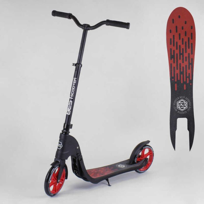 Самокат двоколісний Best Scooter Червоний (18424) з PU колесами