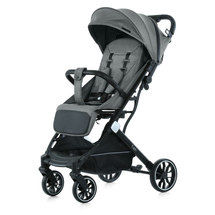 Дитяча прогулянкова Коляска BAMBI FLASH (M 5727-1 Stone Gray) алюміній