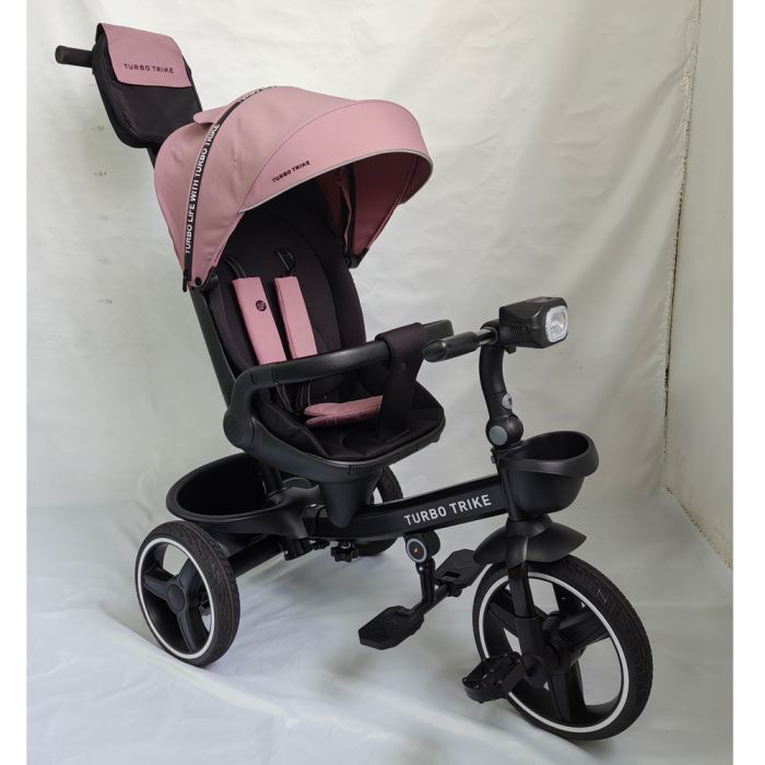 Дитячий триколісний Велосипед TURBOTRIKE (MT 1002-1 Mauve Pink) поворотне сидіння