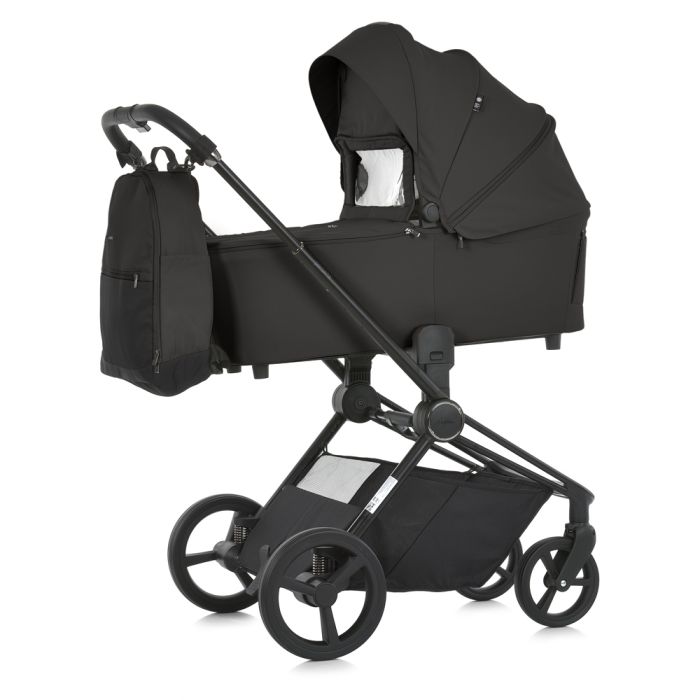 Дитяча універсальна Коляска EL CAMINO PERSONA 2в1 (ME 1091-1 Total Black) москітна сітка
