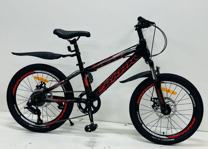 Дитячий спортивний велосипед 20’’ Corso «CRANK» CR-20257 (1) сталева рама, обладнання LTWOO-A2, 7 швидкостей, зібран на 75%