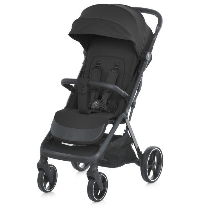 Дитяча прогулянкова Коляска EL CAMINO BEYA (ME 1127-B Black) з чохлом на ніжки