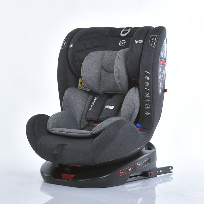 Автокрісло дитяче El Camino EVEREST (ME 1114 Light Gray)
