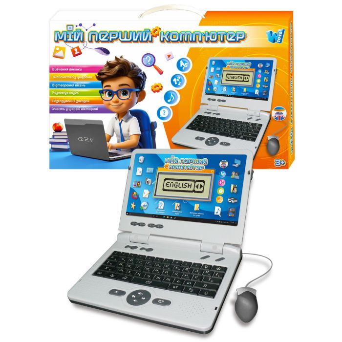 Дитячий Ноутбук (88777) "WToys",озвучка УКР.\АНГЛ. МОВОЮ