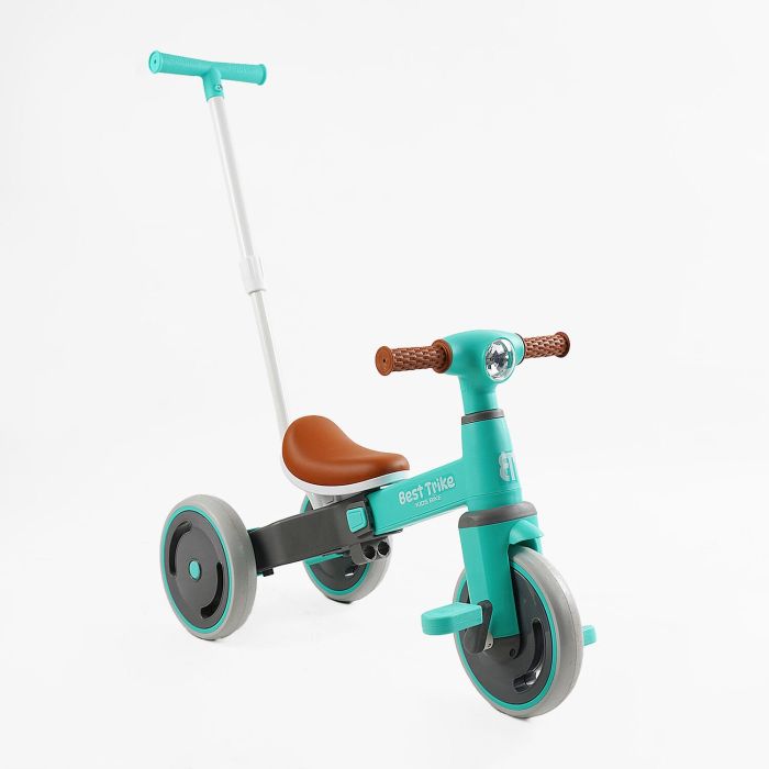 Дитячий триколісний Велосипед-велобіг Best Trike (LB-10360) фара, регульоване сидіння